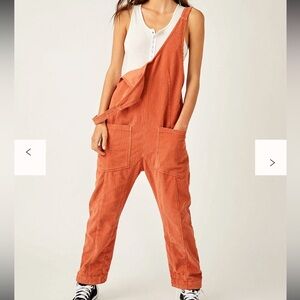 Free People High Roller Corduroy overalls